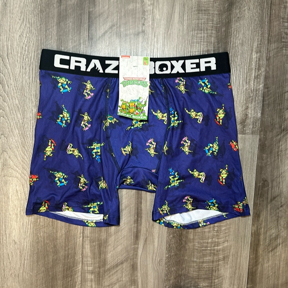 Teenage Mutant Ninja Turtles TMNT Crazy Boxer Boxer Brief - Large